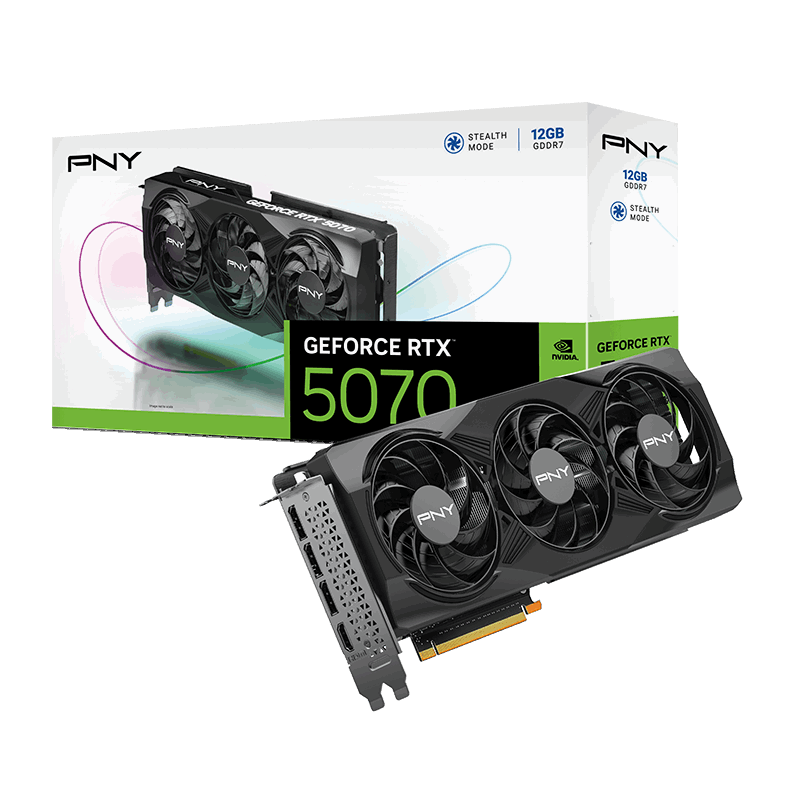 GeForce RTX™ 5070 12GB Overclocked Triple Fan GPU