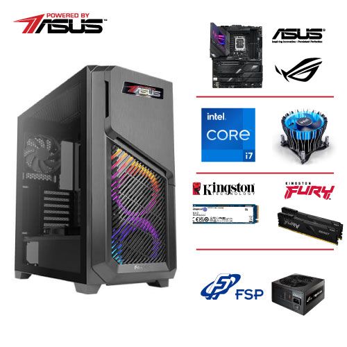 GAMING CASE PS750W Z790 DDR5 I7-13700K 2x16GB 1TB NVME