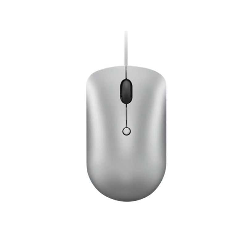 עכבר חוטי Lenovo 540 USB-C – עד 2400 DPI – Cloud Grey