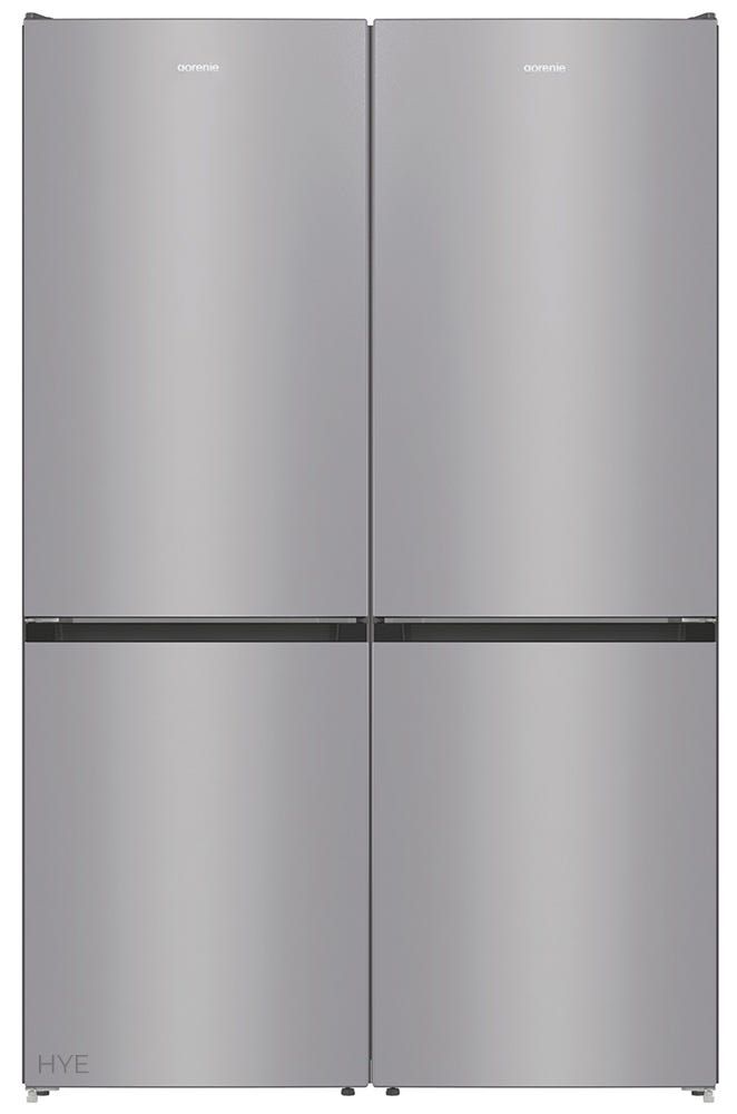 מקרר 2 דלתות gorenje  מקפיא תחתון 363 ליטר בגימור נירוסטה דגם NRK6191PS4