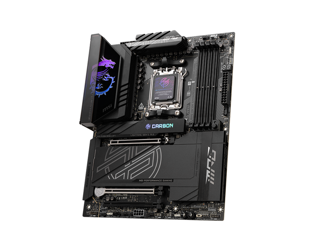 לוח אם MSI MPG X870E CARBON WIFI AM5 DDR5 WiFi 7 4x M.2 4x SATA III PCIe 5.0 באחריות יבואן רשמי