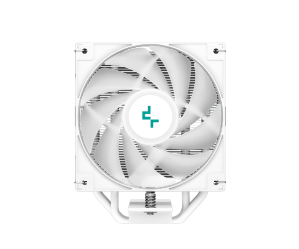 מאוורר קירור למעבד DeepCool AG400 – קירור אוויר – מאוורר 120 מ"מ – TDP עד 220W – גובה 150 מ"מ – תואם AM4/AM5 ו-LGA 115X/1200/1700/1851 – צבע לבן