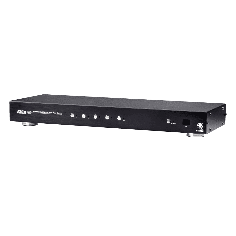ממתג HDMI 4K True HDR 4 כניסות 2 יציאות אטן VS482B באחריות יבואן רשמי