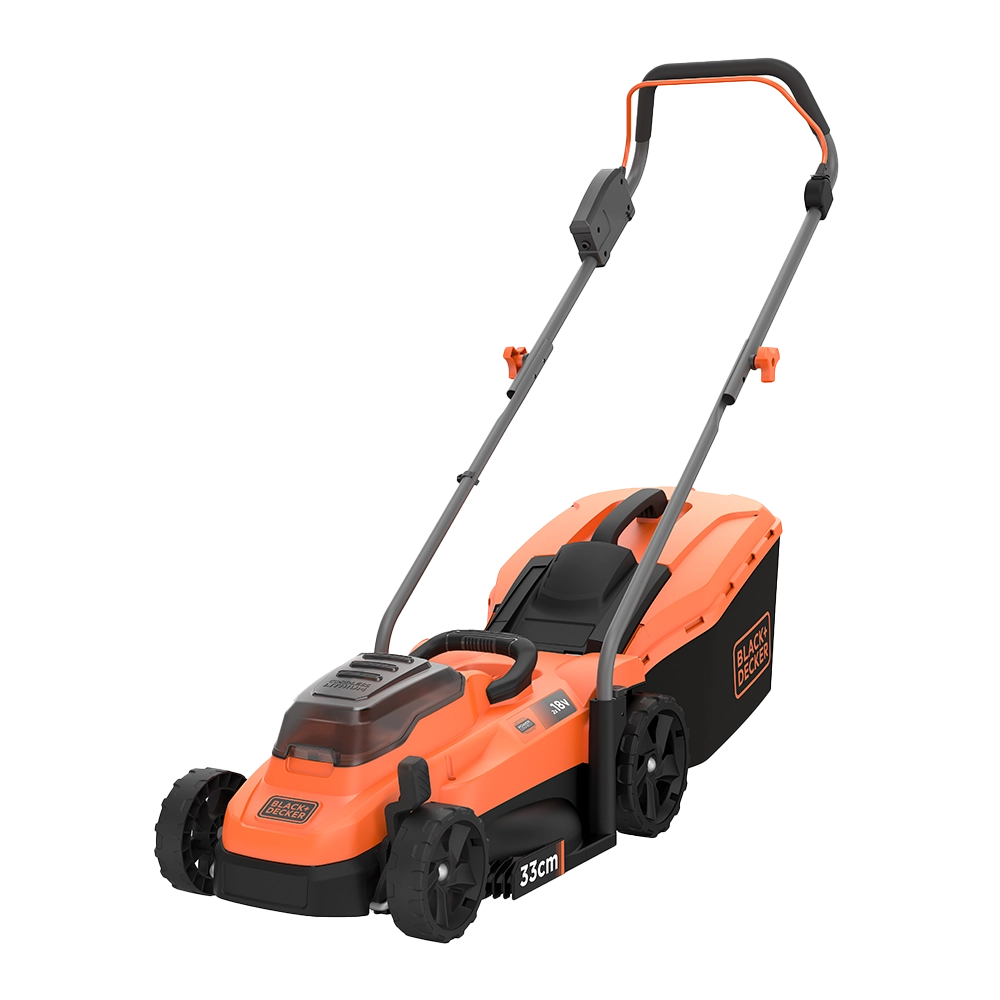 מכסחת דשא נטענת Black+Decker BCMW3318N – רוחב כיסוח 33 סמ
