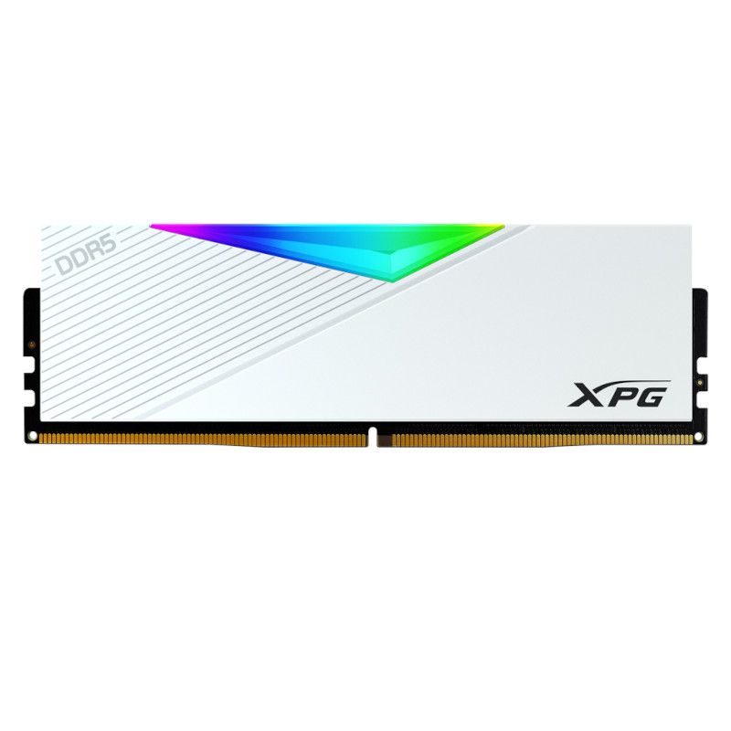 זיכרון למחשב נייח ADATA XPG Lancer RGB – קיבולת 32GB – סוג DDR5 U-DIMM – מהירות 6400MHz – CL32 – צבע לבן – אחריות לכל החיים