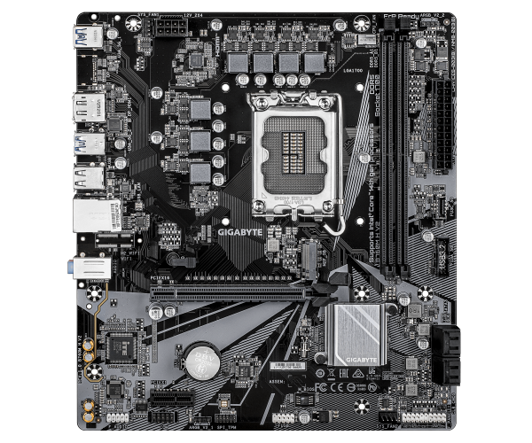 לוח למעבדי אינטל Gigabyte B760M H V2 DDR5 Micro Atx LGA1700