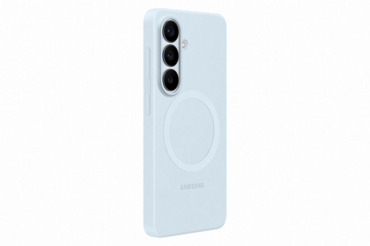 כיסוי סיליקון מגנטי לבן ל Samsung Galaxy S26 Ultra S948