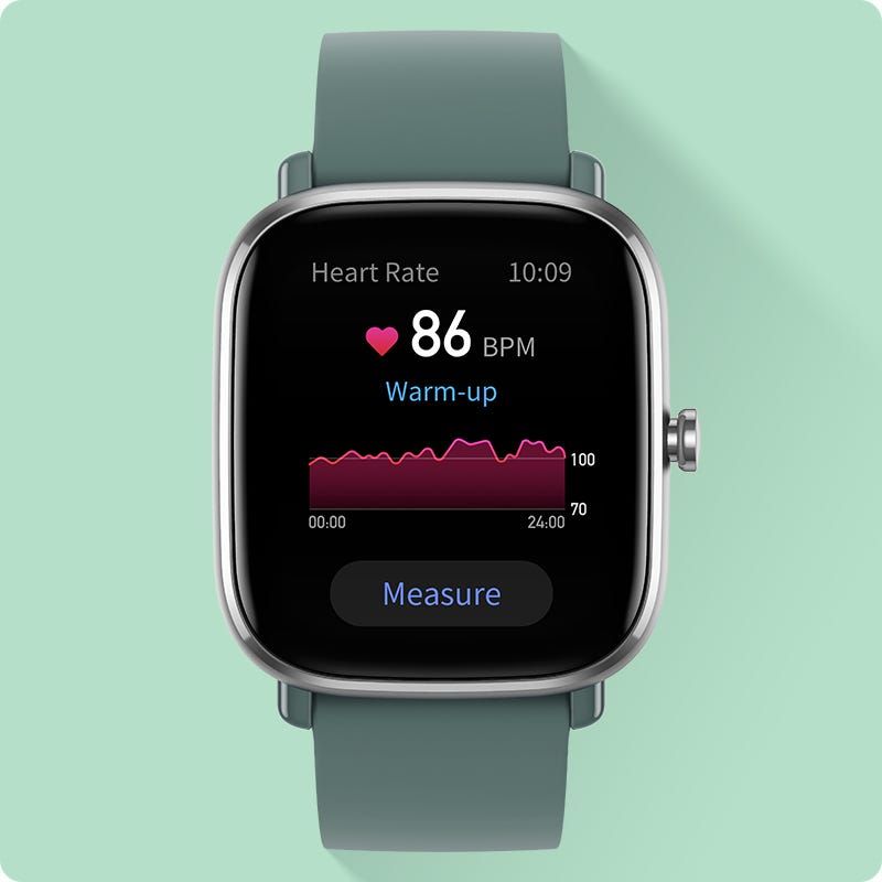 שעון חכם Amazfit דגם GTS 2 MINI בצבע Sage Green