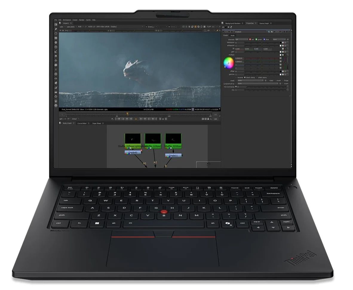 מחשב נייד Lenovo ThinkPad P14s Gen7 – מעבד Core Ultra 7 356H – זכרון 32GB – כונן 1TB SSD – מ.גרפי NVIDIA RTX PRO 500 – מסך 14.5" 3K – צבע שחור