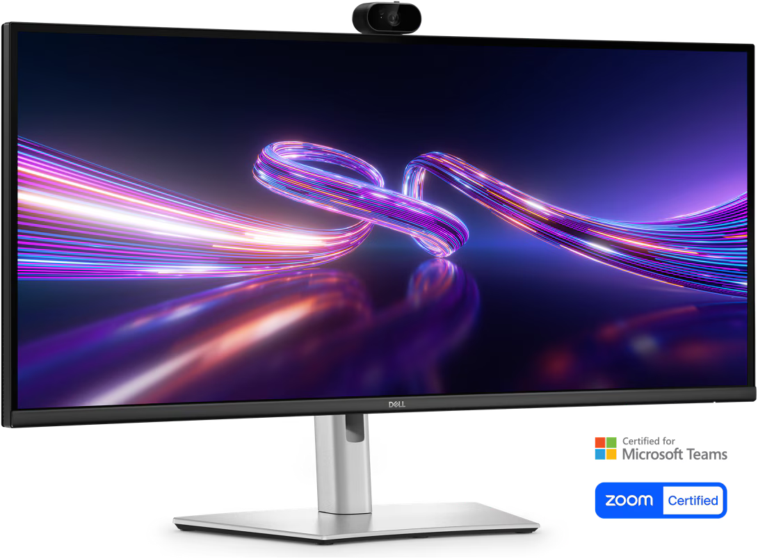 מסך מחשב Dell Pro P3426WEV – 34" – UWQHD – IPS – 100Hz – מצלמה מובנית – USB-C Hub