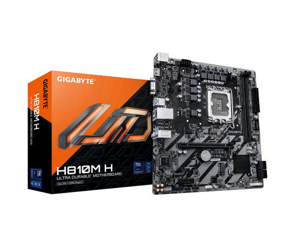 לוח אם Gigabyte H810M H – מעבדי Intel LGA1851 דור 15 – שבבים H810 – זיכרון DDR5 – Micro ATX