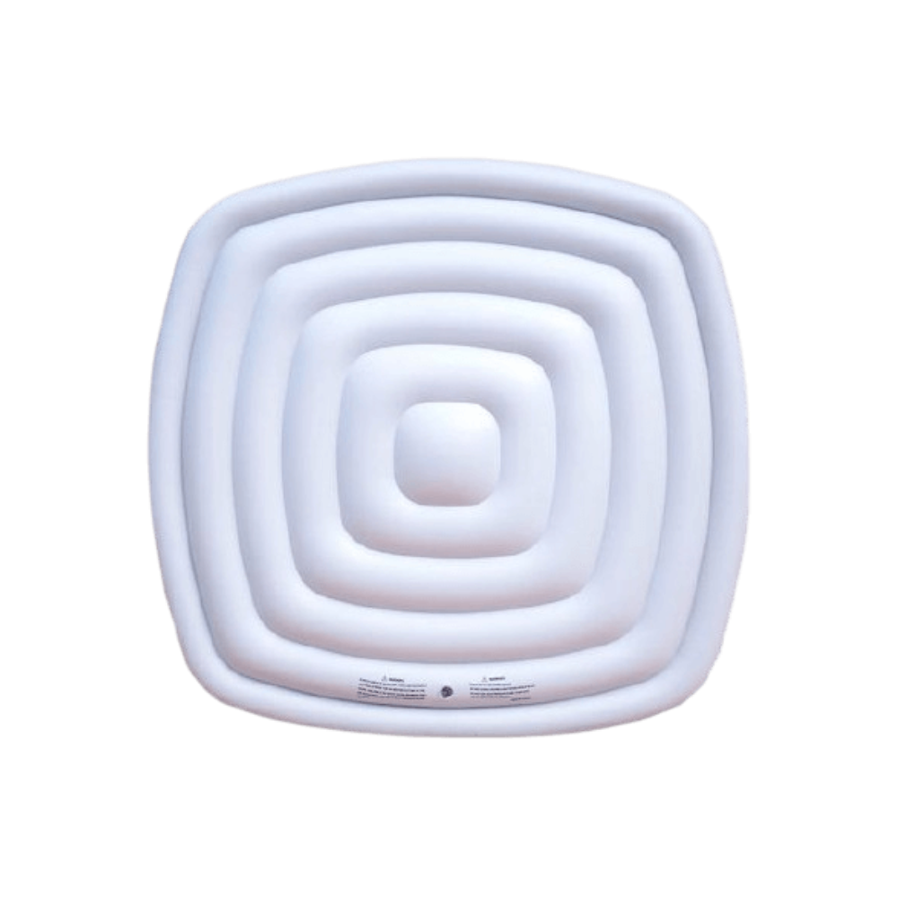 כיסוי מתנפח לג'קוזי MSPA – מרובע – 145X145 ס"מ – ל-6 אנשים – צבע לבן – אחריות שנה