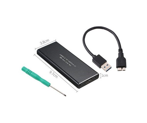קופסא חיצונית לדיסק Gold touch usb3 to M2 SATA