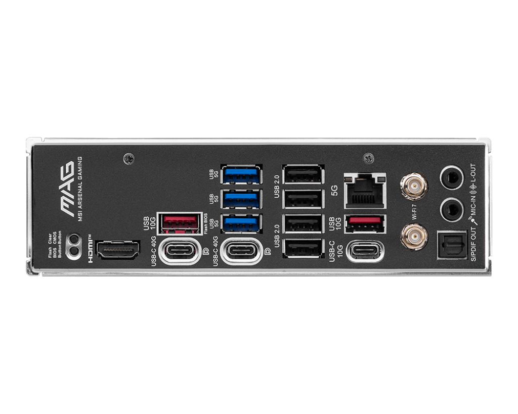 לוח אם MSI MAG X870 TOMAHAWK WIFI AM5 DDR5 WiFi 7 4x M.2 4x SATA באחריות יבואן רשמי