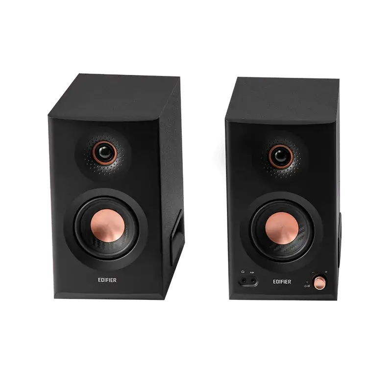 רמקולי סטודיו מוגברים Edifier MR5 – הגברה משולשת Tri-amp – טווח תדרים 46Hz–40kHz – צבע שחור