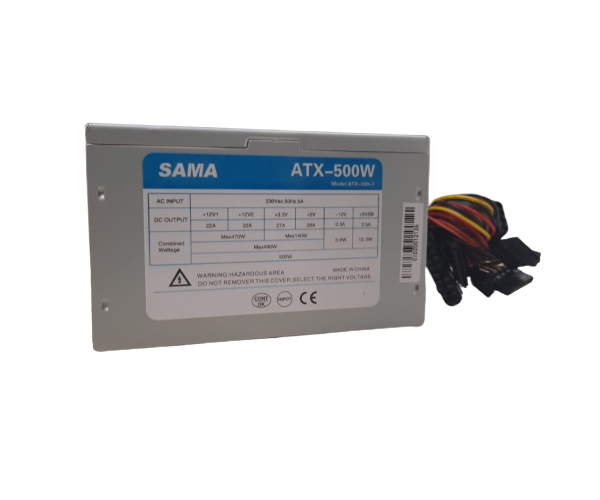 ספק כוח  SAMA 500W 12CM