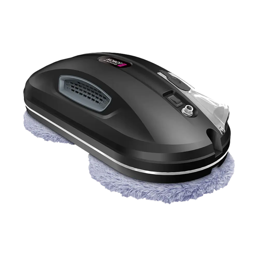 מנקה חלונות רובוטי HOBOT-388 – ריסוס מים אוטומטי – חיישני זיהוי קצה – שליטה בשלט ובאפליקציה – צבע שחור – שנת אחריות