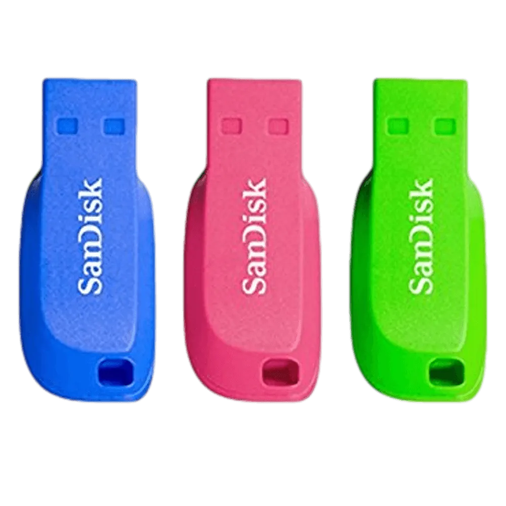 התקן זיכרון SANDISK CRUZER BLAD Z50 16GB - שלוש יחידות