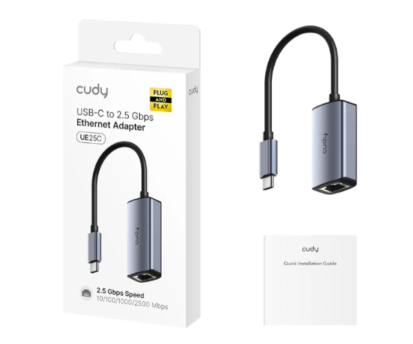 כרטיס רשת CUDY USB-C to 2.5Gb