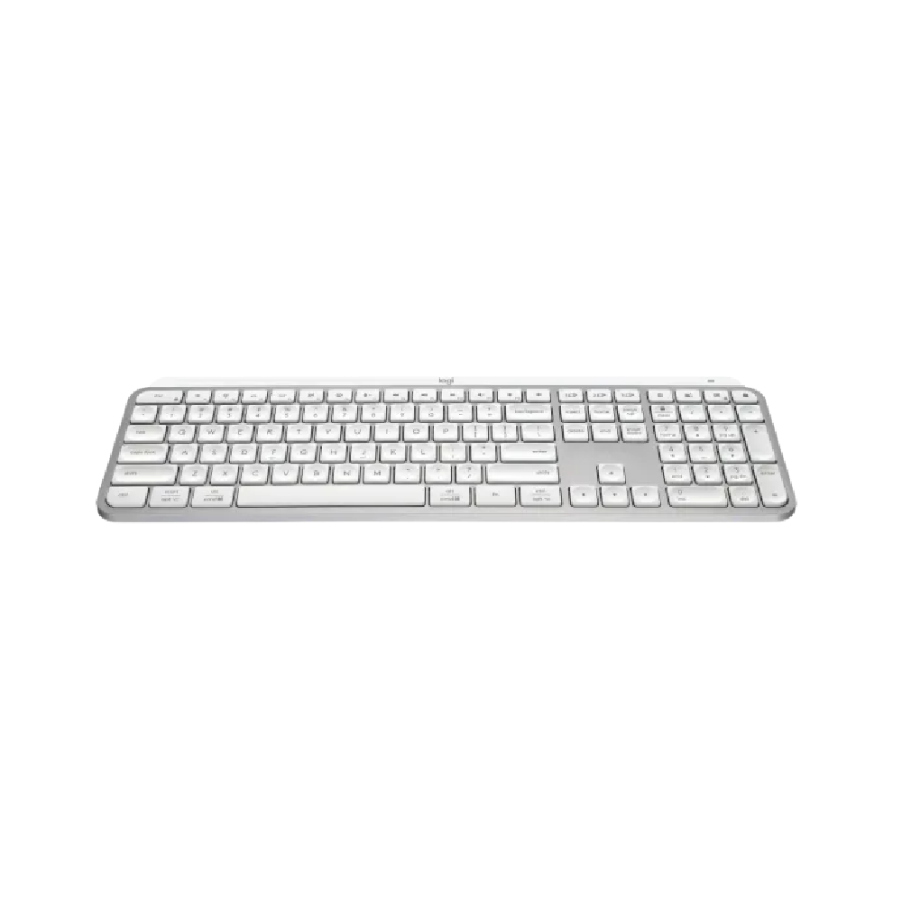 מקלדת אלחוטית מוארת Logitech MX Keys S – תאורה חכמה – לבן