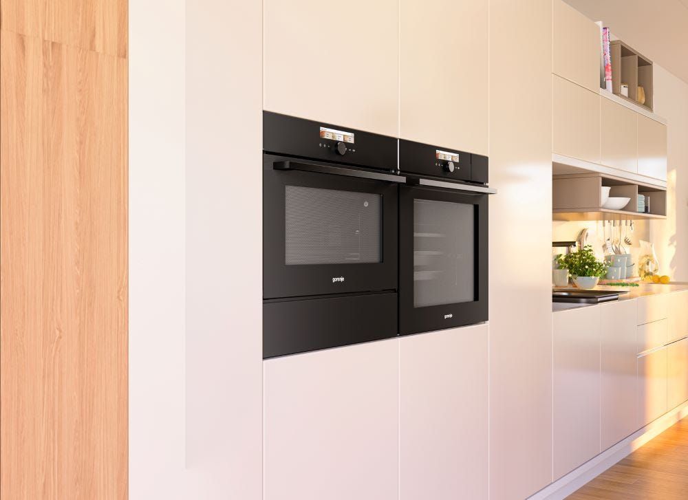 תנור בנוי gorenje משולב מיקרו 45 סמ דגם BCM598S17BG