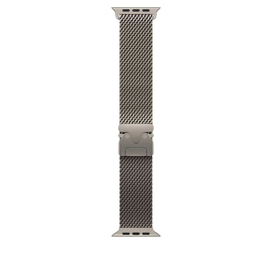 49mm Titanium Milanese Loops - Black Titanium