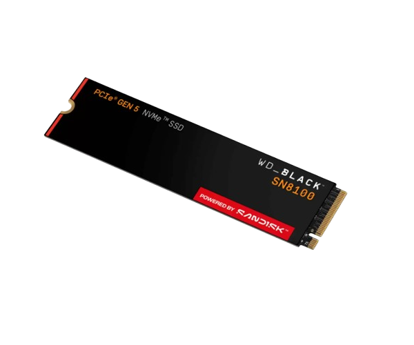 דיסק פנימי WD Black SN8100 1TB NVMe PCIe 5.0 M2 2280
