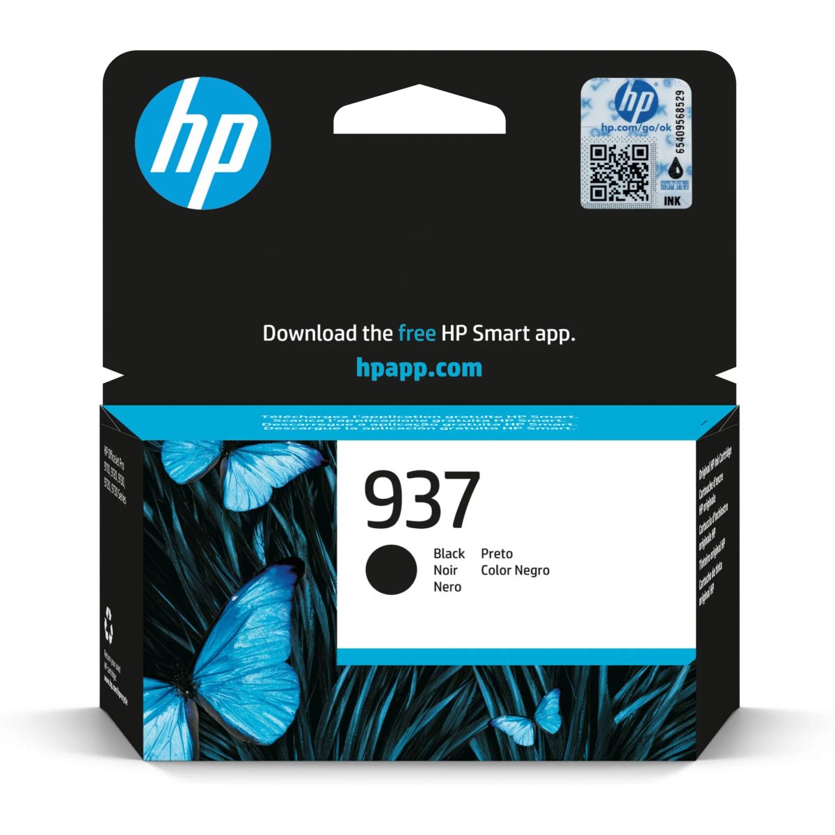 ראש דיו 937 שחור 4S6W5NE pro 9730