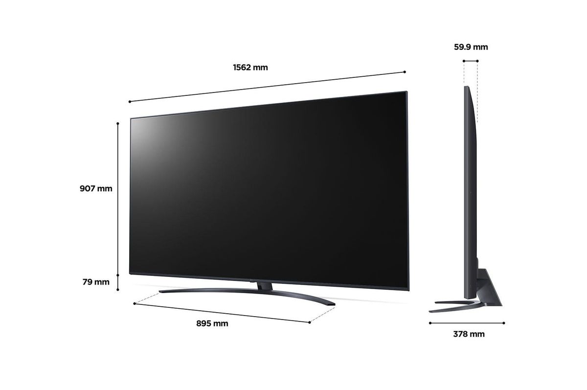טלוויזיה 70 חכמה LG UHD ברזולוציית 4K דגם: 70UQ81006LB