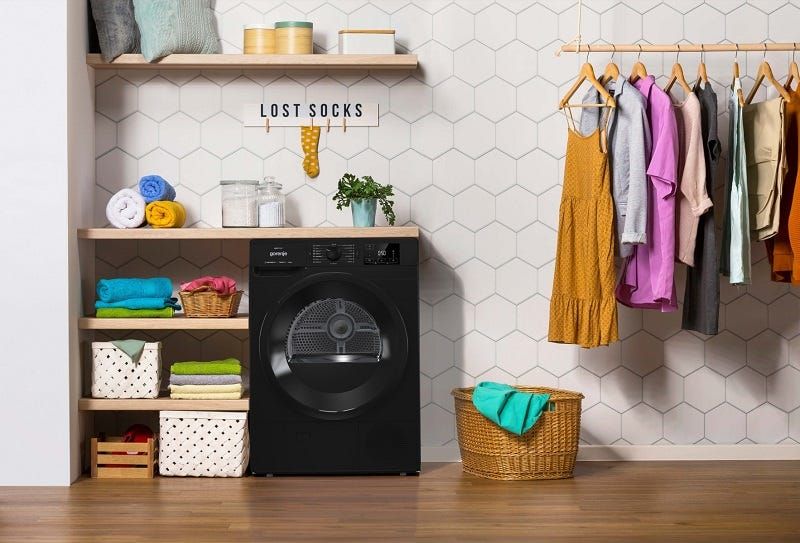מייבש כביסה gorenje קונדנסור 8 קג דגם DNE82 BGN