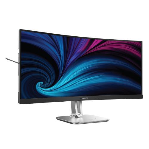 מסך מחשב Philips 34B2U5600C קעור 34'' WQHD VA עם תחנת עגינה USB-C