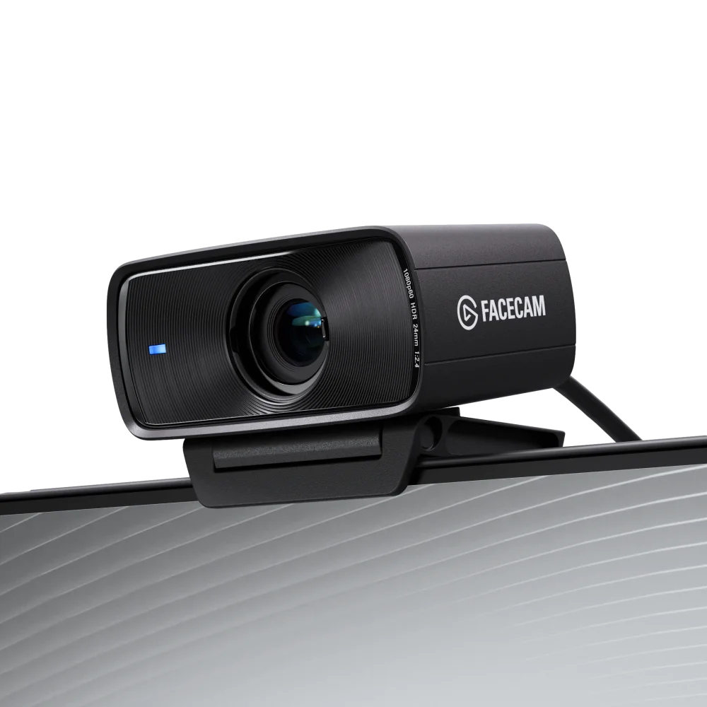 מצלמת רשת Elgato Facecam MK2 – Full HD 1080p ב-60fps עם HDR – חיישן Sony STARVIS – עדשת זכוכית Elgato Prime f/2.4 24 מ"מ – שדה ראייה עד 84° – חיבור USB 3.0