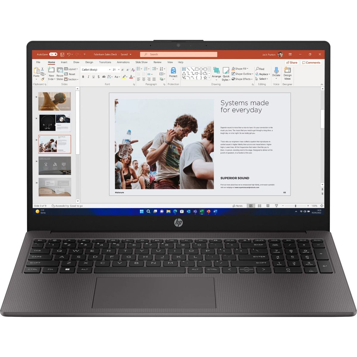 HP 250 i7-1355U 16 512 W11Pro 3YR