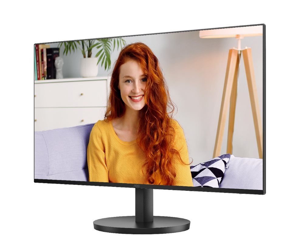מסך מחשב AOC 24B3HA2 בגודל 23.8'' Full HD פאנל IPS ברענון 100Hz עם רמקולים