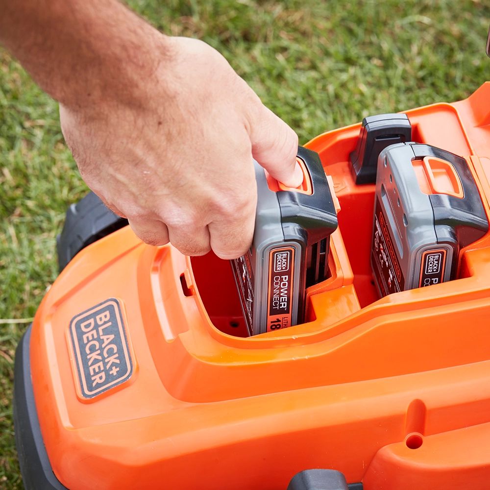 מכסחת דשא נטענת Black+Decker BCMW3318N – רוחב כיסוח 33 סמ