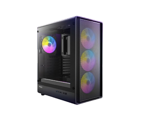 מארז Antec VX510 ARGB Mid-Tower Gaming Case ATX 4X120nn ARGB Fans