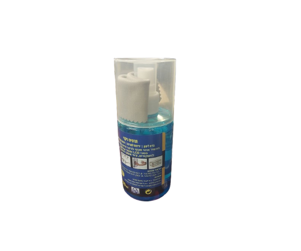 ספריי ניקוי מסכים LCD + מטלית 200 מל