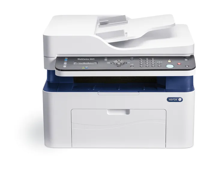 מדפסת לייזר משולבת שחור-לבן Xerox 3025 - עד 20 דפים בדקה, Wi-Fi ורשת