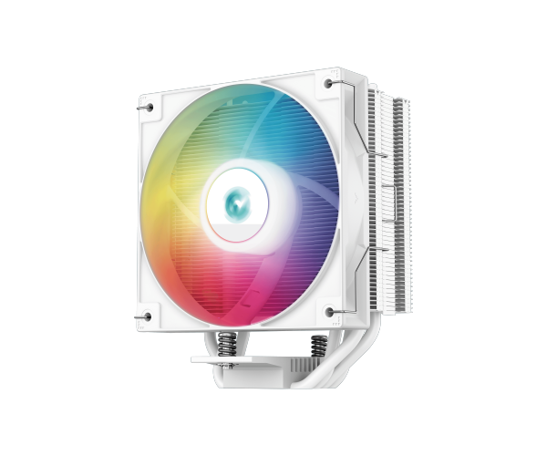 מאוורר קירור למעבד DeepCool AG400 – קירור אוויר – מאוורר 120 מ"מ – TDP עד 220W – גובה 150 מ"מ – תואם AM4/AM5 ו-LGA 115X/1200/1700/1851 – צבע לבן