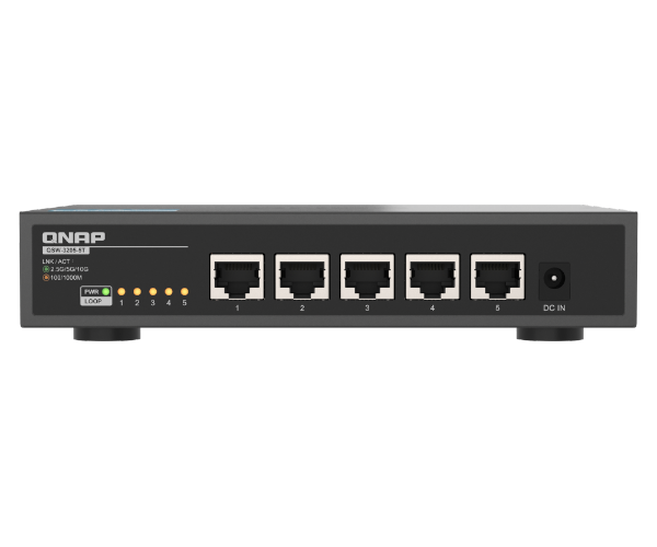 מתג רשת QNAP QSW 3205 5T 5 Port 10GbE Fanless