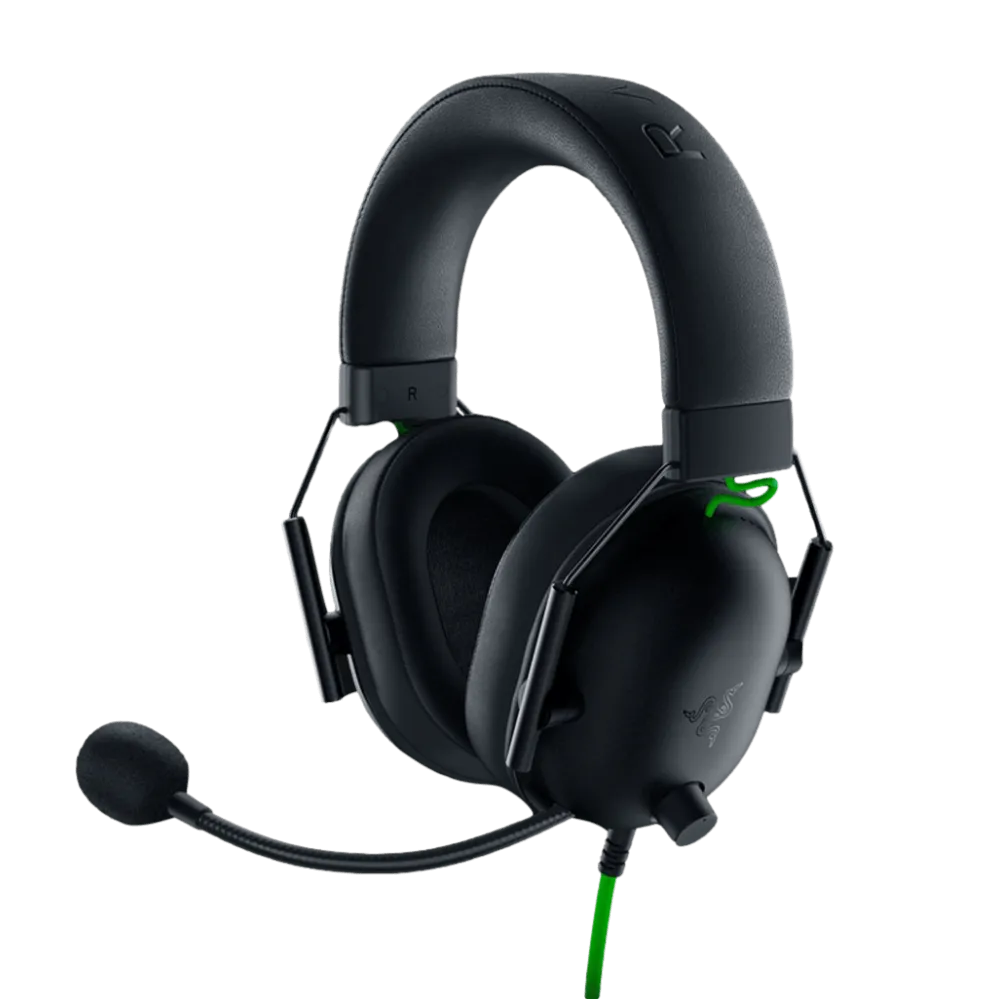 אוזניות גיימינג Razer BlackShark V2 X – עיצוב קל לאי-ספורט – בידוד צלילים – צבע שחור