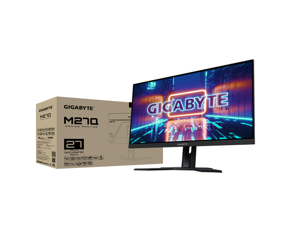 מסך גיימינג קעור Gigabyte GS27QCA – גודל 27 אינץ' – רזולוציה QHD 2560x1440 – פאנל VA – קצב רענון 180Hz – זמן תגובה 1ms