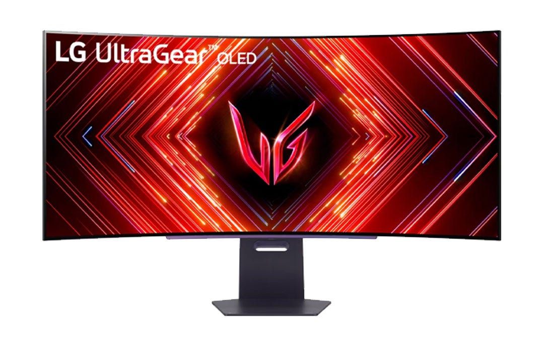 מסך ''45 גיימינג קעור UltraGear™ WQHD תוצרת LG דגם: 45GS95QE-B