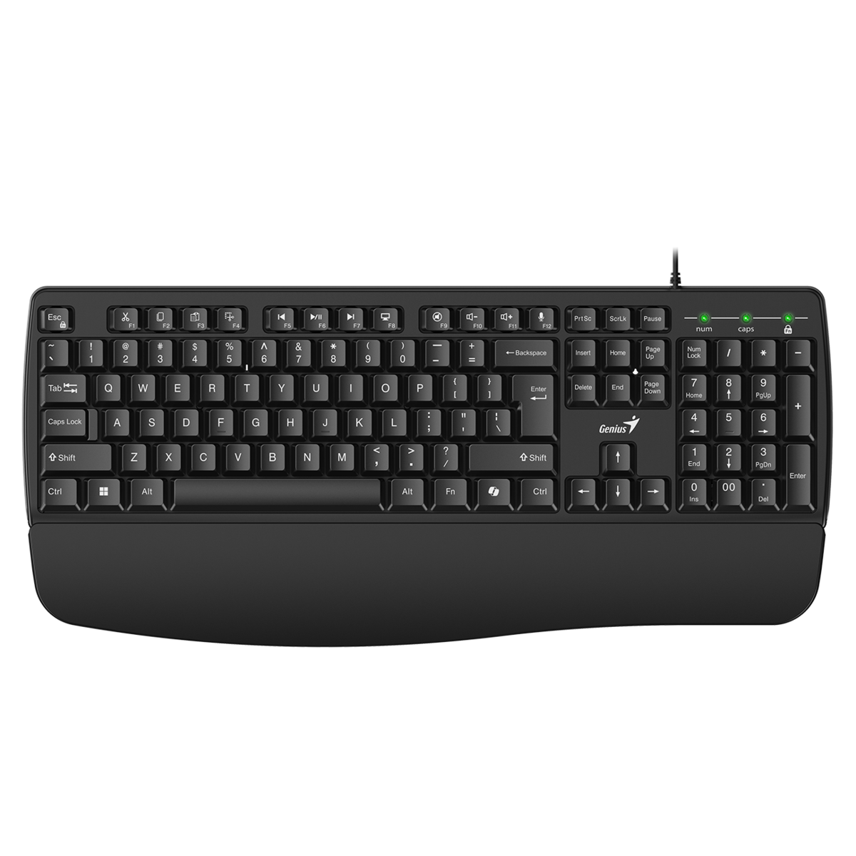 מקלדת חוטית פרופיל  גבוה Genius KB-123