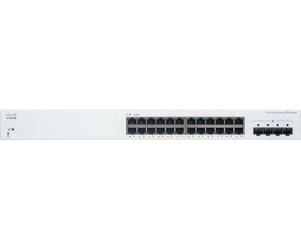 מתג מנוהל Cisco CB220 24P Port 1GB+4XSFP