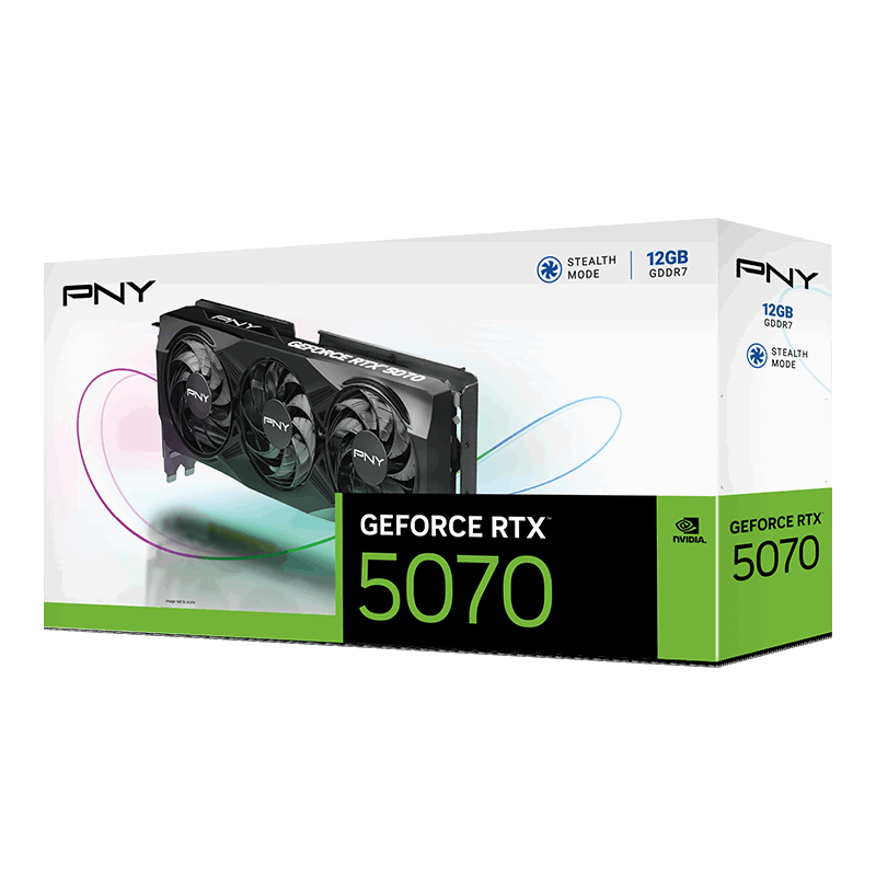 GeForce RTX™ 5070 12GB Overclocked Triple Fan GPU
