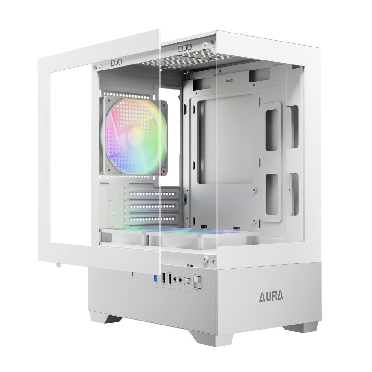מארז מחשב GAMDIAS AURA GC9M ELITE WH ARGB