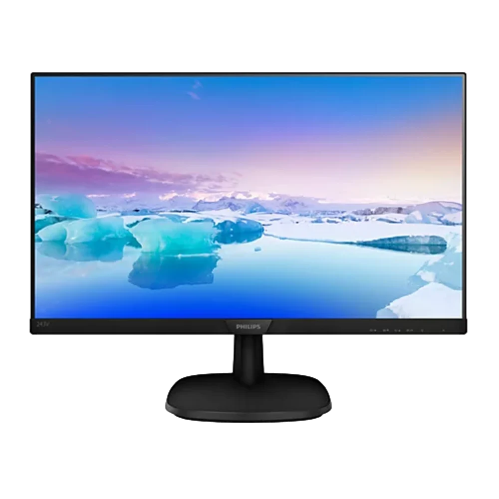 מסך מחשב פיליפס 27 אינץ' IPS Full HD VGA+SP 273V7Q באחריות יבואן רשמי