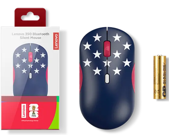 Lenovo 350 Bluetooth Silent Mouse (Fan Edition - US) GY51U71761