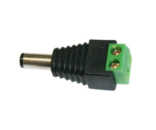 תקע DC למצלמות חיבור ברגים